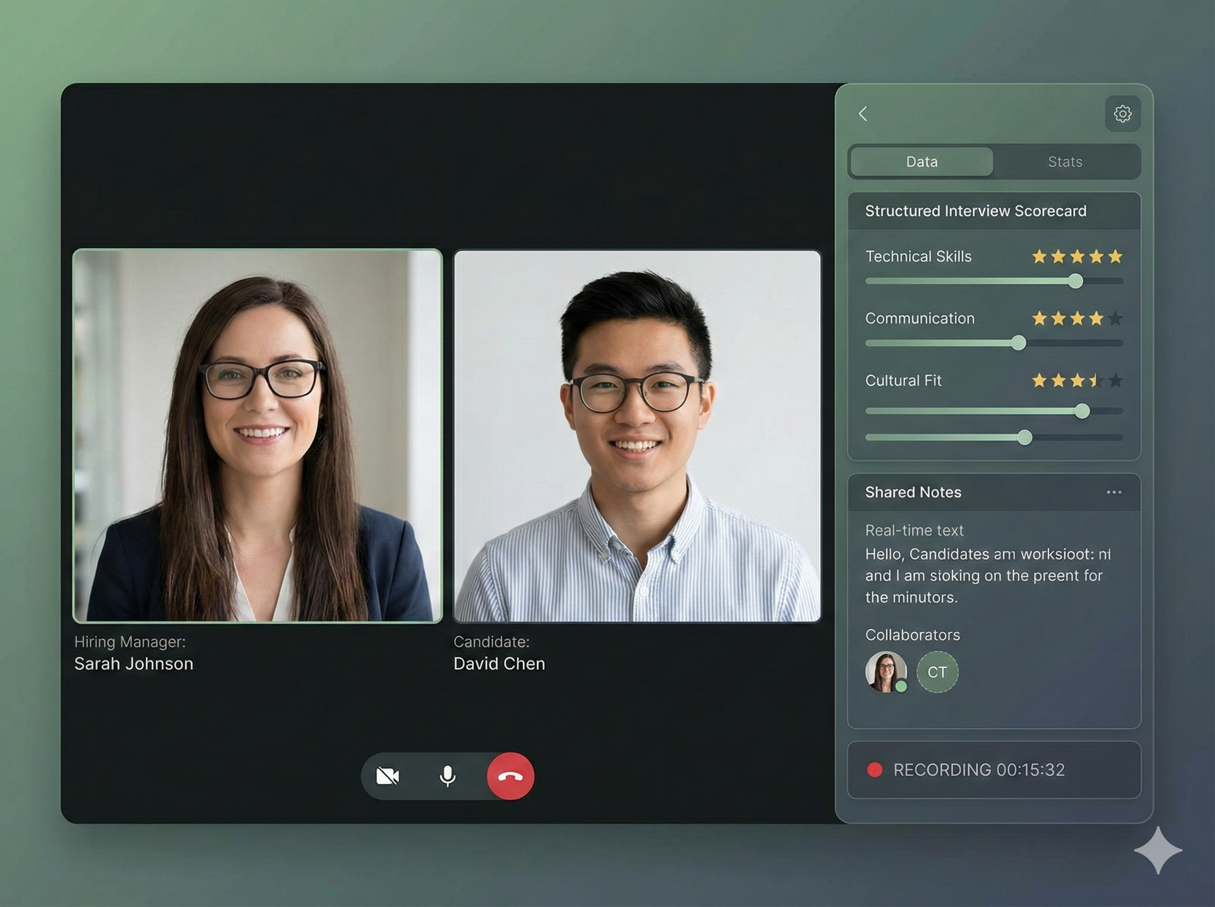 Live Panel Interface